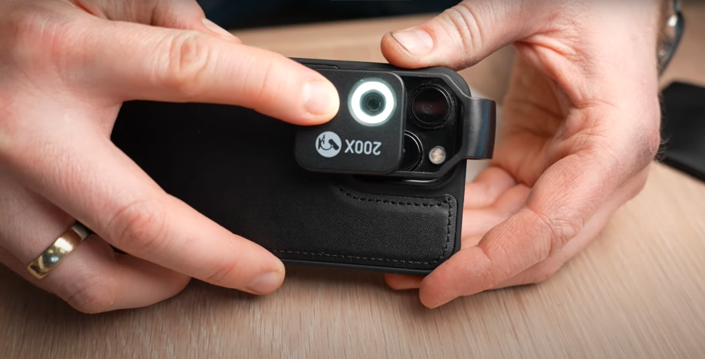 NanoZoom LED light in use